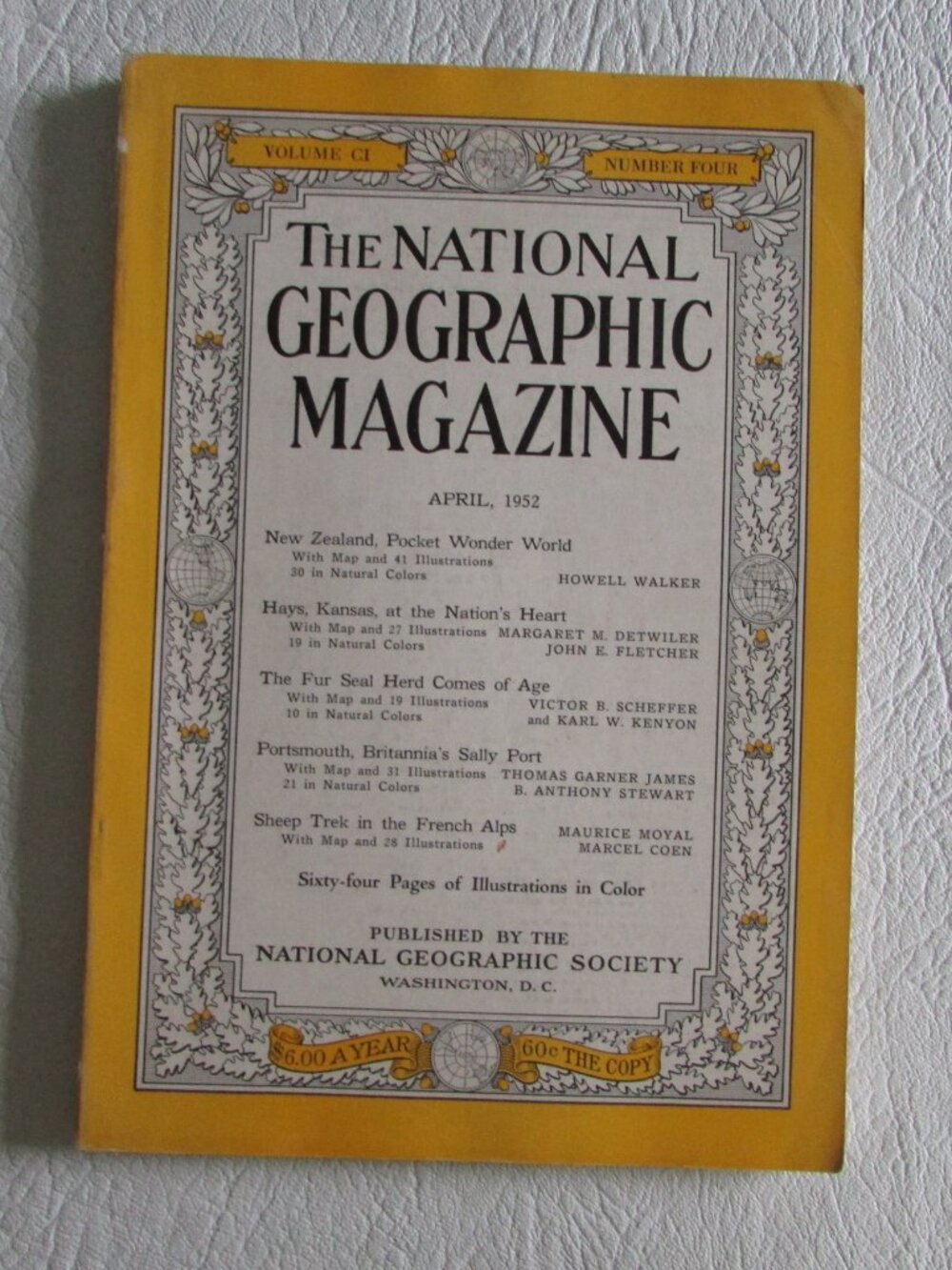 Vintage National Geographic - April 1952